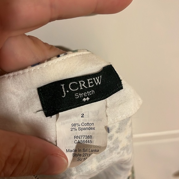 J Crew Stretch Multi Color Skirt - Picture 4 of 4